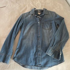 J. Crew “Denim” top